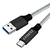 CIMEXI MAGNETIC CABLE USB-A USB-C 3A FAST 1 METER