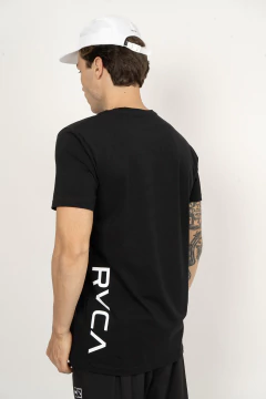 CAMISETA M/C RVCA HALFTONE PRETO - Keisei Shop