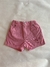 SHORT ROSA (NUEVO SIN USO) - GMS - T.6meses