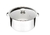 PANELA/CAÇAROLA INOX C/T VIDRO 8,5LT 8433 ZANELLA