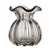 VASO VIDRO ITALY CINZA 10X11CM 1546 LYOR