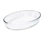 ASSADEIRA VIDRO OVAL CHEFF 4LT 39X27X6CM 0206/307 BRINOX