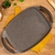 CHAPA/GRILL MARROM C/ALÇA 26X21CM PA300-G26MA HÉRCULES MUNDIAL