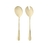 CONJ. SALADA INOX POSITANO DOURADA 2PÇS 27CM 1789 LYOR