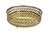 BANDEJA ESPELHADA REDONDA KNOT 20,5X5CM HGH0235 RIO MASTER