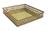 BANDEJA ESPELHADA QUADRADA KNOT 21X21X5CM HGH0236 RIO MASTER