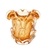 VASO VIDRO ITALY AMBAR 11,5X13CM 4812 LYOR