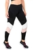 Calça Com Detalhes Chocolate e Branco Legging Fitness Preto | REF: LC47 - Move Body