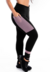 Calça Detalhe Violeta e Bolso Legging Preta | REF: LX266