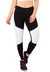 Calça Detalhes e Faixas Branco Legging Fitness Preto | REF: LC43 - Move Body