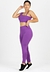 Conjunto Cropped Alcinha Detalhe Nas Costas+ Calça Legging Roxo Conjunto Metamorfose | REF: MTF16 - Move Body