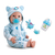 Boneco Diver New Born Brincando de Pijama Menino - Real Santos