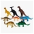 Kit com 8 Dinossauro de Brinquedo Miniatura em Borracha 99 - Toys - Real Santos