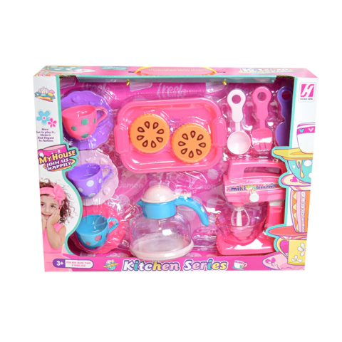 Kiz Cozinha Infantil Brinquedo Chá da Tarde 14 Itens