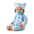 Boneco Diver New Born Brincando de Pijama Menino