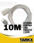 EXTENSÃO DE CABO PARALELO 2,5MM TAMANHOS VARIADOS CABO COBRECOM - TARKX ELETRICA E TECNOLOGIA