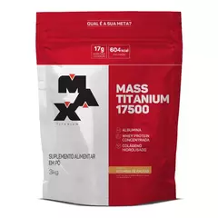 HIPERCALÓRICO 3KG MASS TITANIUM SABOR VITAMINA DE FRUTAS