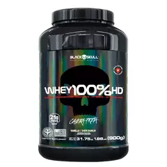 WHEY 100% HD BLACK SKULL BAUNILHA 900g