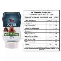 MOLHO TASTE DOCE DE LEITE - Alfa Suplementos