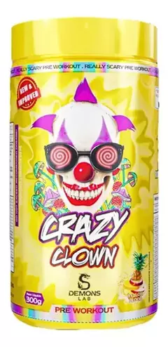 PRÉ TREINO CRAZY CLOWN FRUTAS AMARELAS