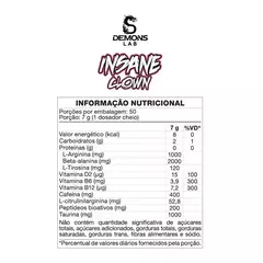 PRÉ TREINO INSANE CLOWN BLUE VANILLA - comprar online