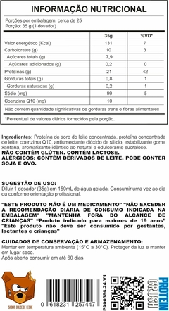 WHEY PROTEIN CRUSH UNDERLABZ REFIL 900G SABOR DOCE DE LEITE