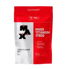 HIPERCALÓRICO 3KG MASS TITANIUM SABOR MORANGO