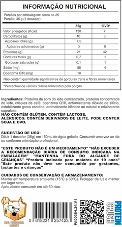 WHEY PROTEIN CRUSH UNDERLABZ REFIL 900G SABOR CARAMELO MACCHIATTO - comprar online