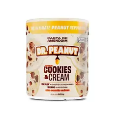 PASTA DE AMENDOIM DR PEANUT 600G SABOR COOKIES