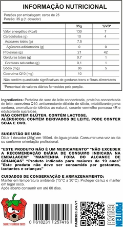 WHEY PROTEIN CRUSH UNDERLABZ REFIL 900G SABOR MORANGO SUÍÇO - comprar online