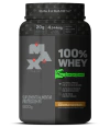WHEY 100% MAX TITANIUM DINO POTE 900G CARAMELO MACCHIATO