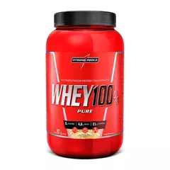 WHEY 100% INTEGRALMEDICA POTE 900G SABOR BAUNILHA
