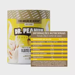 PASTA DE AMENDOIM DR PEANUT 600G SABOR LEITE EM PÓ - comprar online