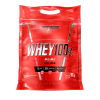 Whey Protein concentrado 100% Itengralmedica sabor morango refil 900g