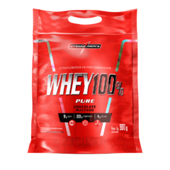 WHEY 100% INTEGRALMEDICA REFIL 900G SABOR CHOCOLATE MALTADO