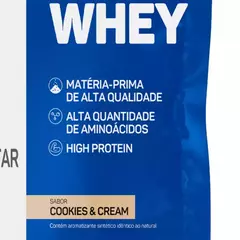 Imagem do Whey Protein concentrado 100% Max Titanium sabor Cookies refil 900g