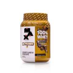 WHEY 100% MAX TITANIUM POTE 900G SABOR BOMBOM ITALIANO