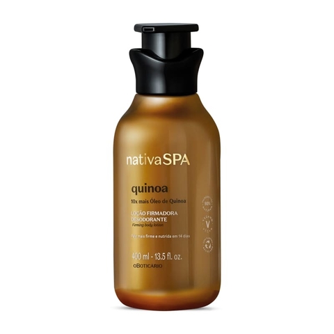 LOÇÃO DESODORANTE HIDRATANTE CORPORAL QUINOA, 400 ml