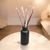 FLORERO CUELLO ALTO CERAMICA NEGRO 10X21cm
