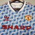Camisa Manchester United Away Retrô 91/93 Torcedor Adidas Masculina - Azul e Braqnco en internet