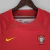 Image of Camisa Seleção de Portugal I 22/23 - Torcedor Nike Feminina - Vermelha e verde