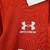Kit Infantil Universidad Católica II Under Armour 23/24 - Vermelho com detalhes em azul e branco - Cadfer Sports