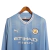 Camisa Manchester City I 23/24 - Manga Longa - Torcedor Puma Masculina - Azul - Cadfer Sports