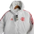 Jaqueta Corta-Vento Flamengo 23/24 Masculina Adidas - Branco com detalhes em vermelho - Cadfer Sports