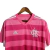 Camisa Flamengo Retrô Outubro Rosa 2022 Torcedor Masculina - Rosa em 2 tons e o simbolo em branco - Cadfer Sports