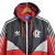 Jaqueta Corta-Vento Flamengo 23/24 Masculina Adidas - Vermelha e preto com detalhes em branco - Cadfer Sports