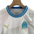 Kit Infantil Olympique Marseille I 23/24 Puma - Branco com detalhes em azul e dourado en internet
