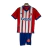 Kit Infantil Girona I Puma 23/24 - Branco com detalhes em vermelho e azul