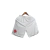 Shorts Vasco da Gama 23/24 - Masculina Kappa - Branco com detalhes em preto e vermelho