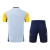 Kit Treino adulto - Camisa e Shorts - Real Madrid Adidas 24/25 - Azul com detalhes em amarelo on internet